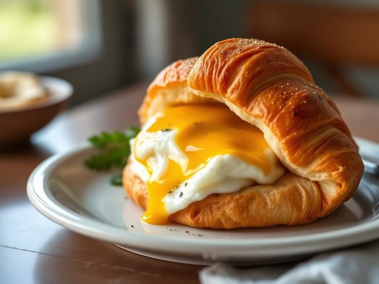 Croissant Egg and Cheese