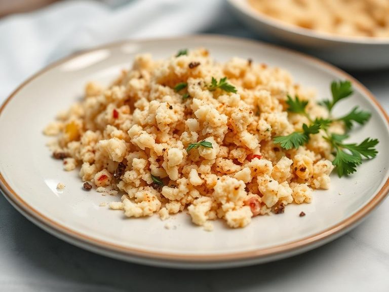 Crumbled as a topping for casseroles or salads