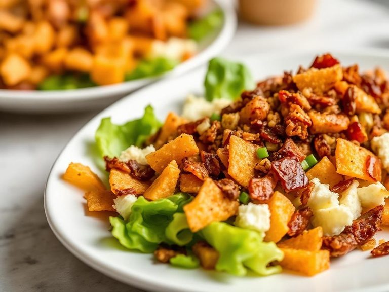 Crumbled Barbecue Chip Salad Topping