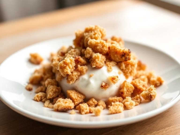 Crumbled Muffin Topping for Yogurt Parfait