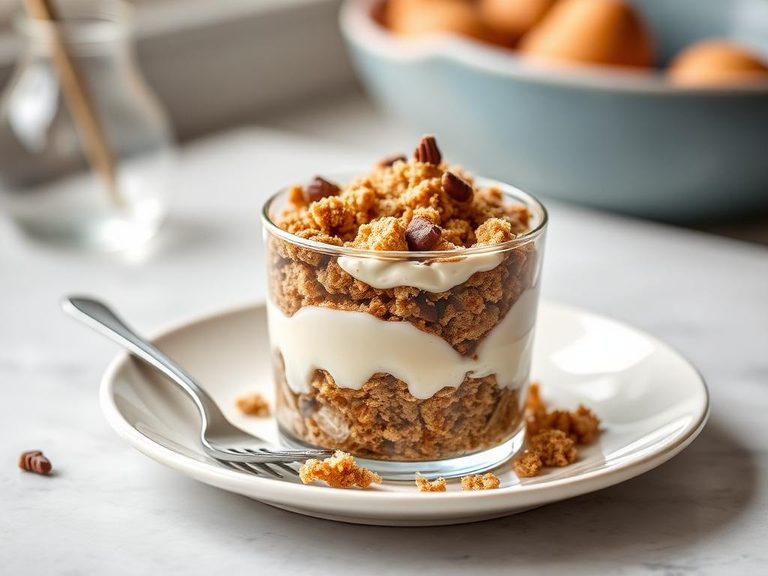 Crumbled Oatmeal Cookie Parfait