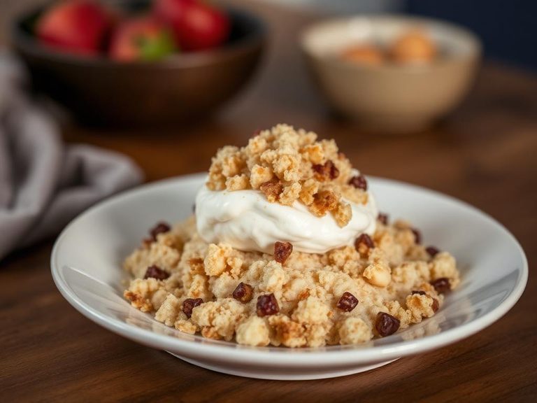 Crumbled over oatmeal or yogurt