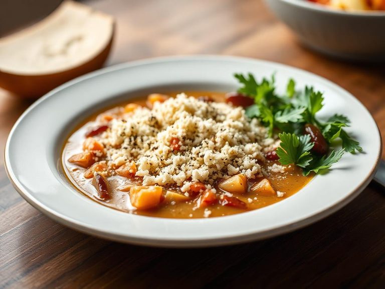 Crumbled over soup or salad for texture