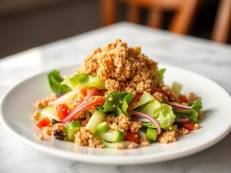 Crumbled salad topper