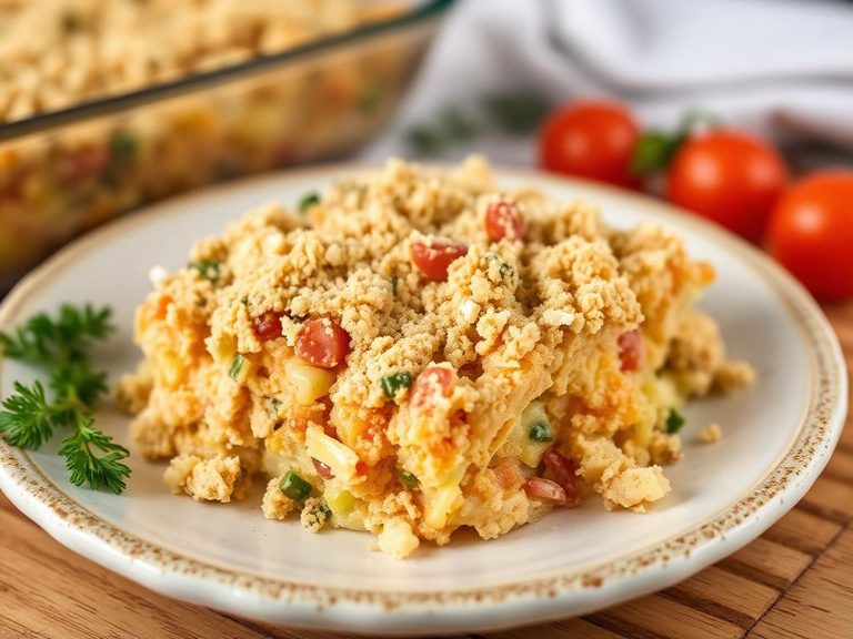 Crumbled topping for tuna casserole