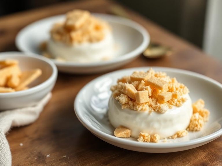 Crumbled Wafer Topping for Yogurt or Pudding