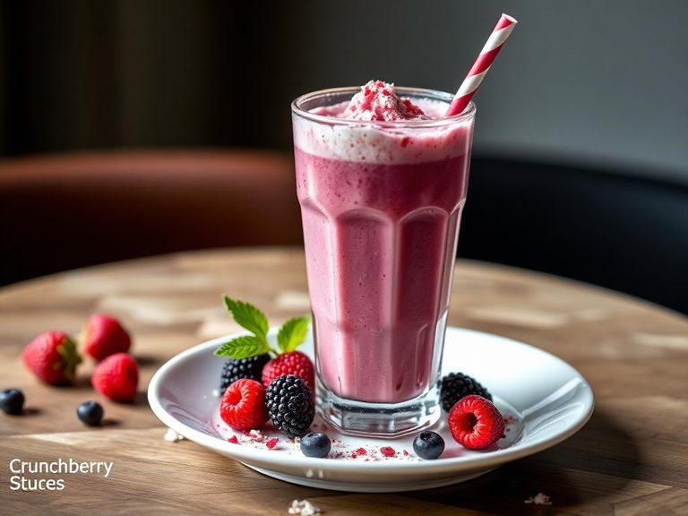 Crunchberry milkshake