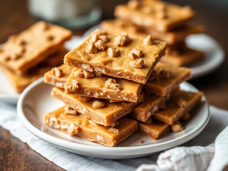Crunchy Peanut Butter Brittle