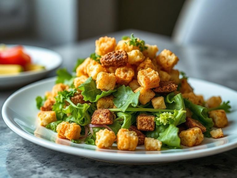 Crunchy Salad Crouton Substitute