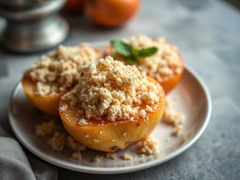 Crushed and used as a breading for baked apples
