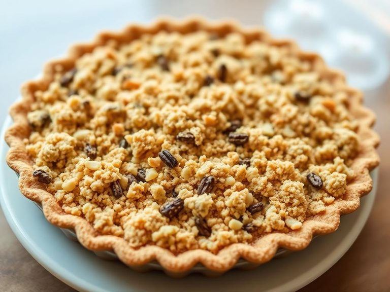Crushed and used as a pie crust topping