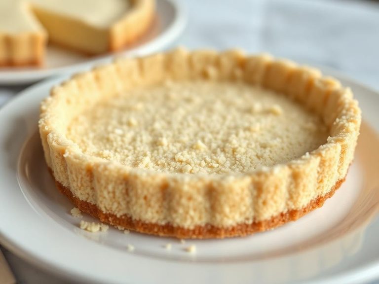 Crushed as a pie crust for cheesecake