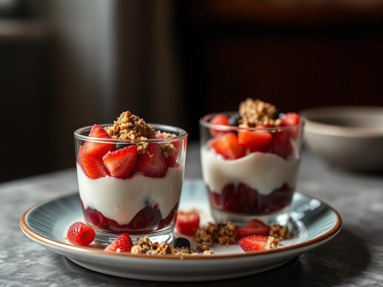 Crushed as a topping for yogurt parfaits
