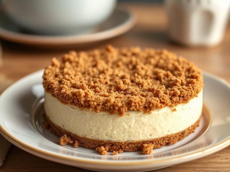 Crushed cookie crust for cheesecake or pie