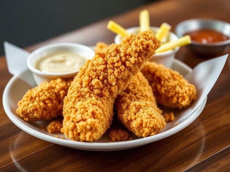 Crushed Goldfish breading for chicken tenders