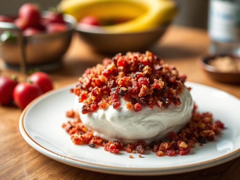 Crushed Topping for Yogurt or Pudding