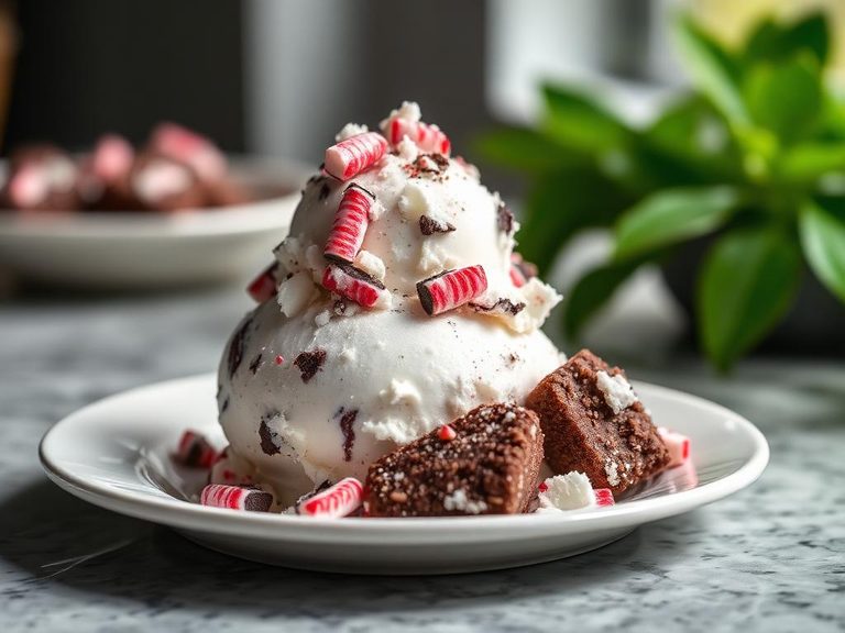 Crushed York Peppermint Pattie Ice Cream
