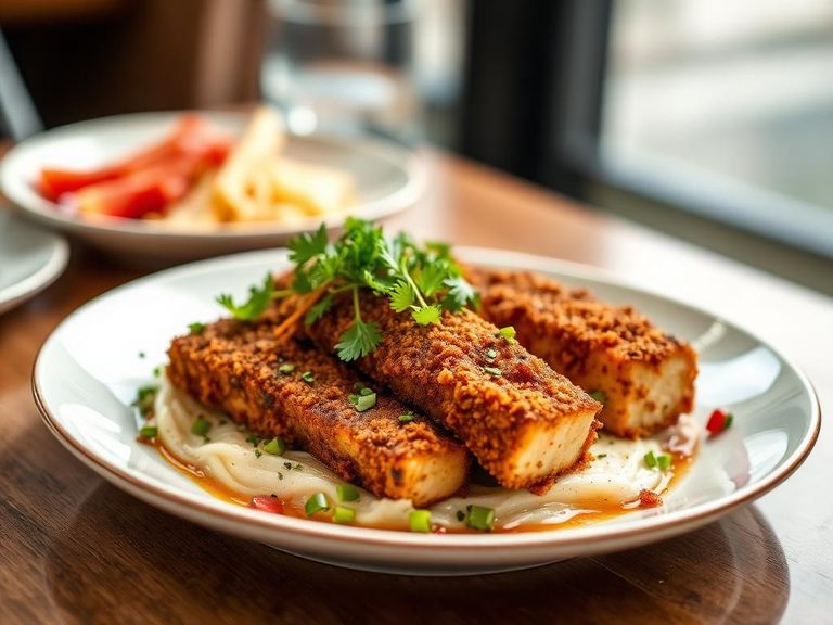 Crusted Tofu or Salmon