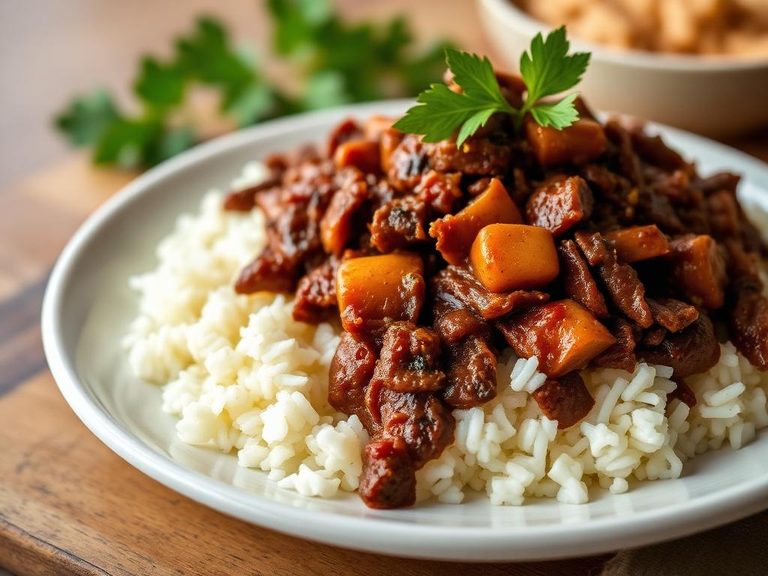 Cuban Ropa Vieja with Rice