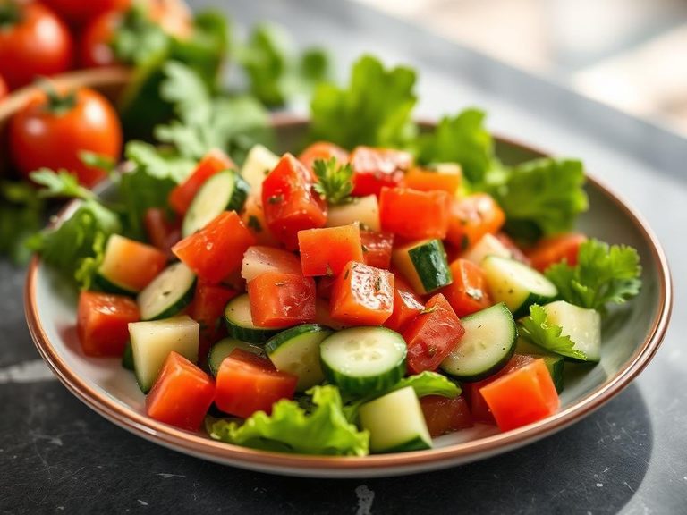Cucumber and Tomato Salad