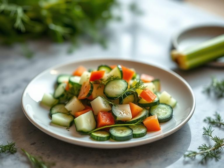 Cucumber-dill salad