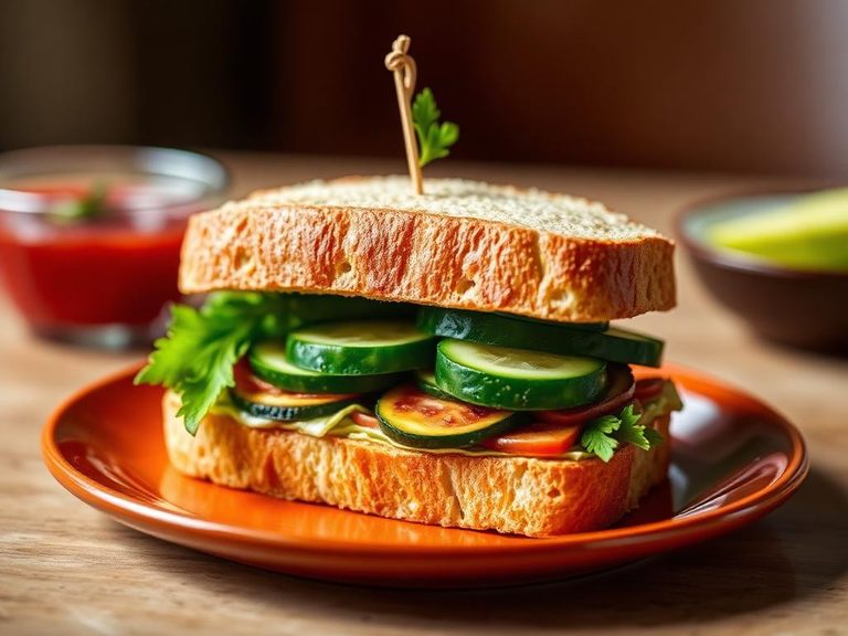 Cucumber sandwich