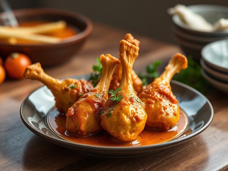Curried Chicken Necks