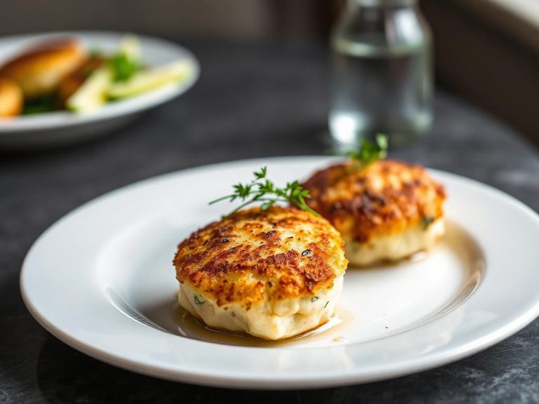 Cusk fish cakes