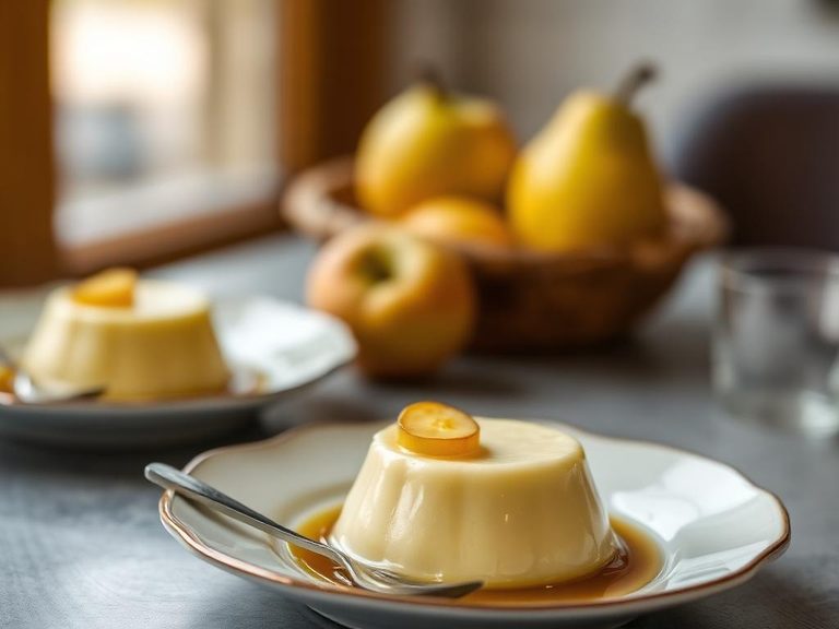 Custard-apple pudding or mousse