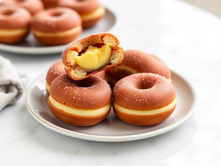 Custard-Filled Donuts