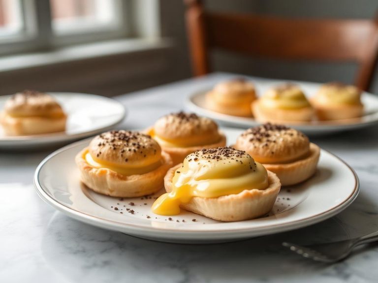 Custard-filled pastries