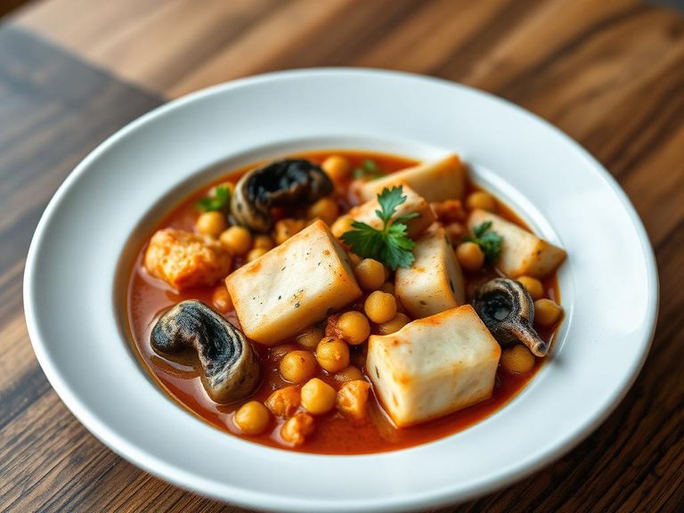 Cuttlefish and Chickpea Stew