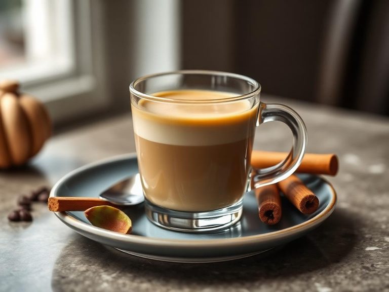 Dairy-free latte or coffee creamer