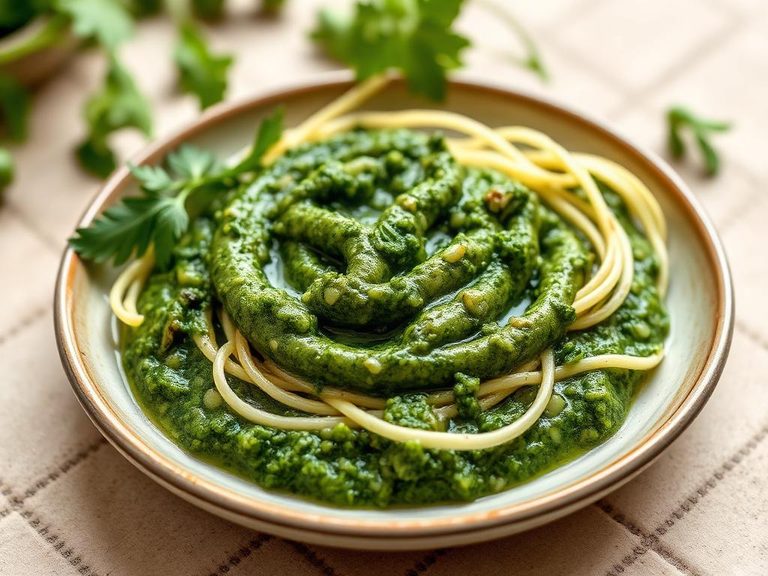 Dandelion Green Pesto
