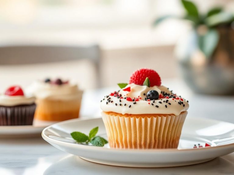 Decorative cake or cupcake topping