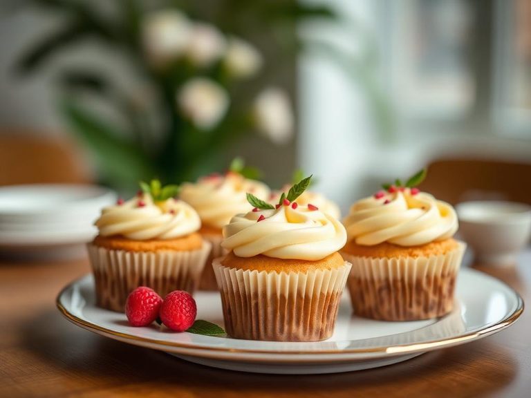 Decorative element for cakes and cupcakes