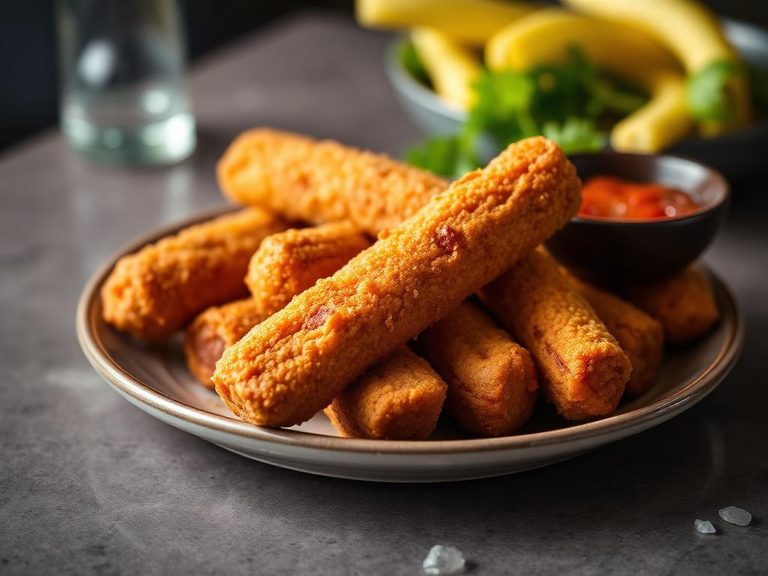 Deep-fried bologna sticks