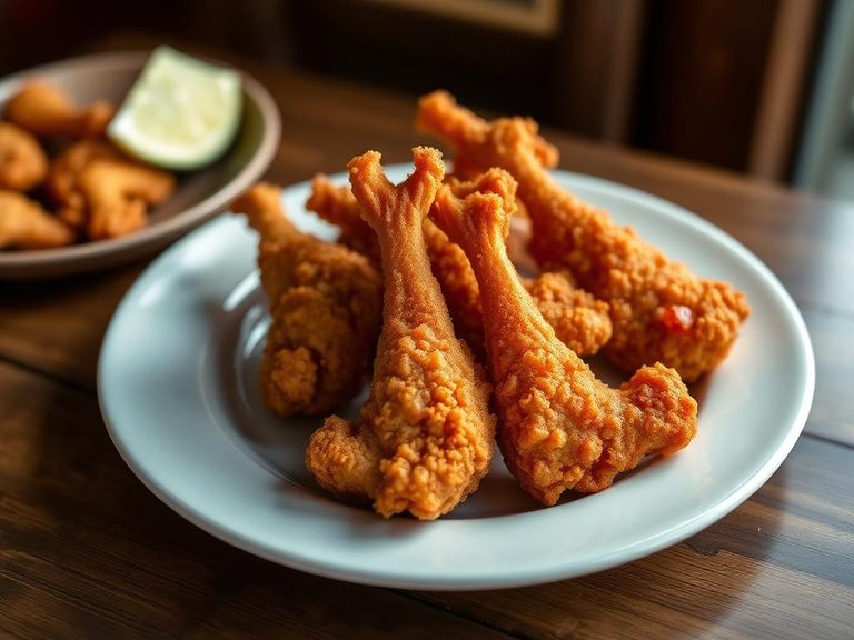 Deep-Fried Chicken Gizzards