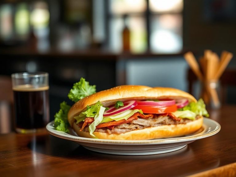 Deli-style sub sandwich