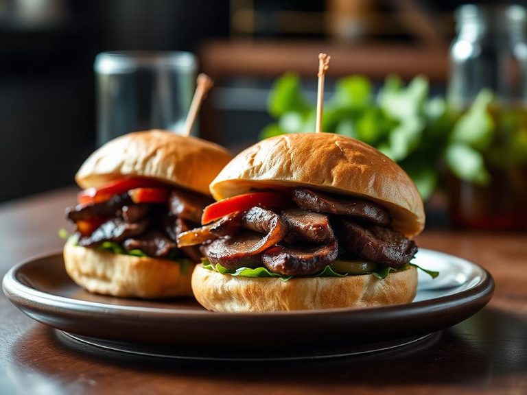 Denver cut steak sandwiches