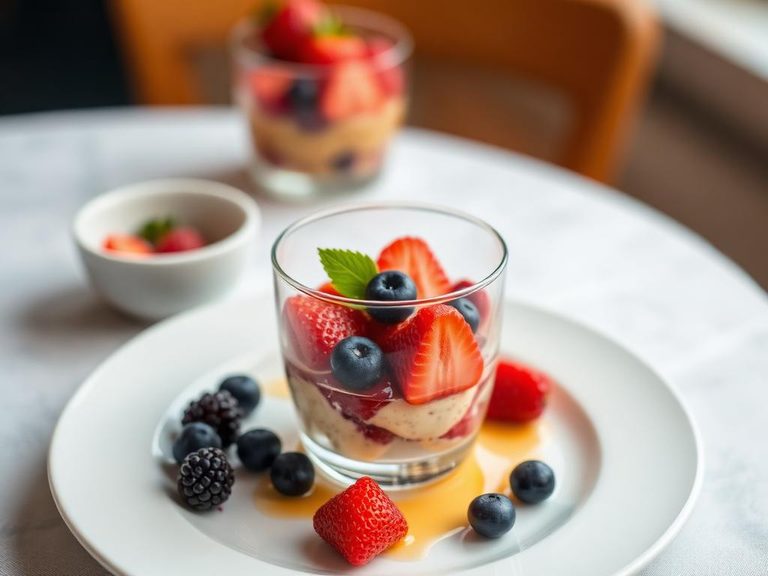 Dessert fruit cup