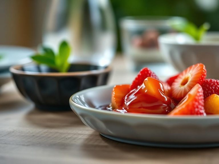 Dessert sauce for fruit