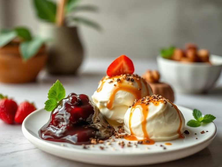 Dessert toppings