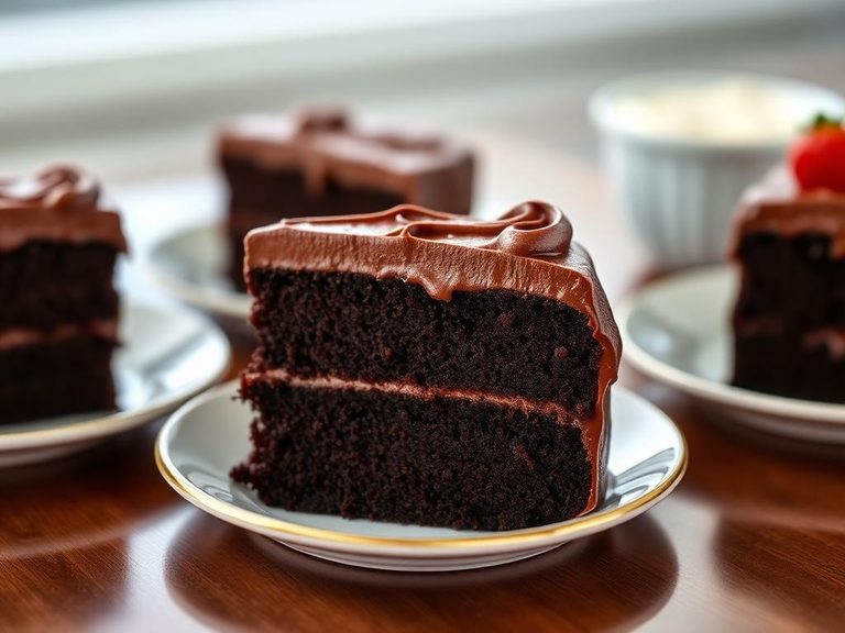 Devil's Food Cake (with chocolate icing)