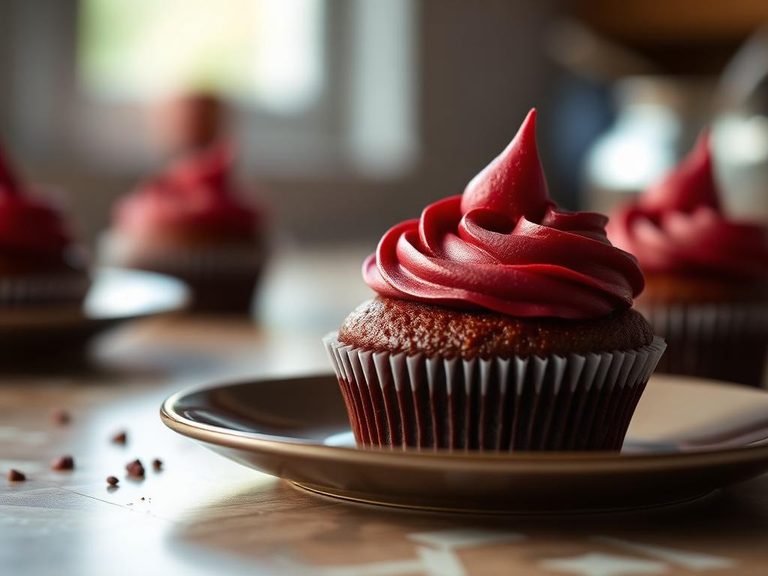 Devil's food cupcake