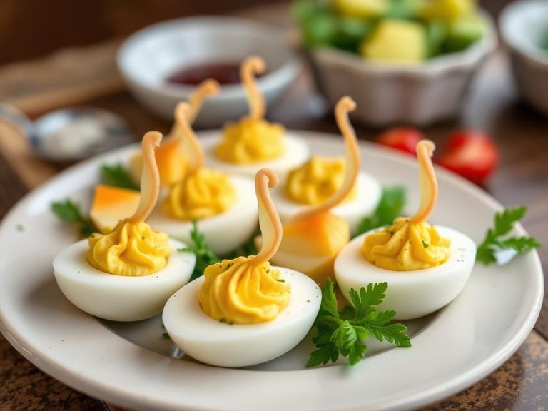 Deviled Eggs with a Horseradish Twist