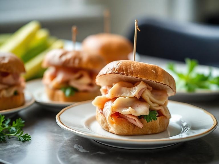 Deviled ham sandwiches