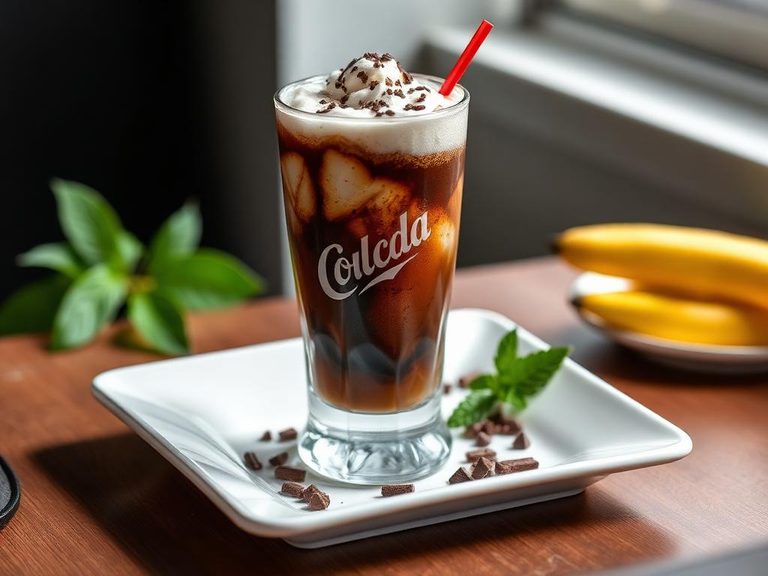 Diet Cola Chocolate Float