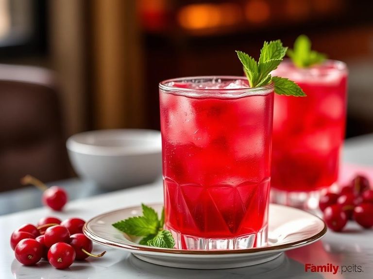 Diet Cran Cherry Vodka Cooler