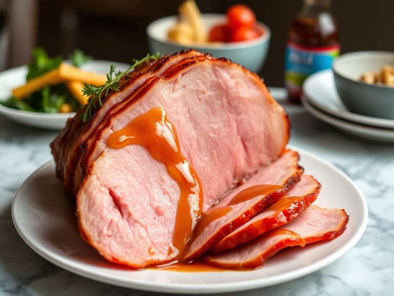 Diet Cream Soda Glazed Ham